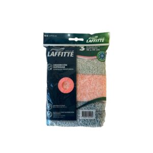 PAÑO 3 MICROFIBRA MULTIUSO 30X30cm LAFFITTE