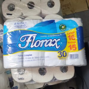PAPEL HIGIENICO FLORA X16