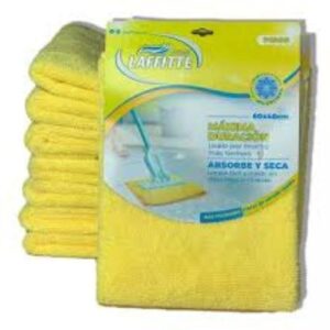 PAÑO PISO MICROFIBRA Amarillo 60X40 LAFFITE