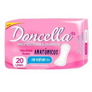PROTECTOR DIARIO ANATOMICO (sin perfume) DONCELLA