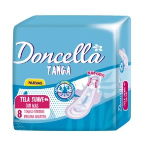 TOALLA FEMENINA TANGA X8 DONCELLA