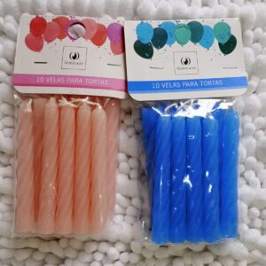 VELA PARA TORTAS X10 unidades