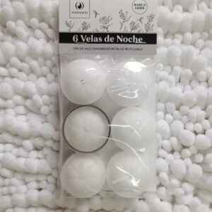 VELAS DE NOCHE BLANCA X12 BANGLADESH