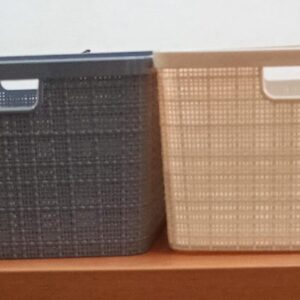 CAJON YUTE 4,5L BEIGE/GRIS