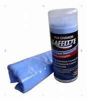 PVA CHAMOIS AZUL CUADRICULADO