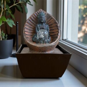 FUENTE BUDA DORMIDO C/LED 18cm 926F