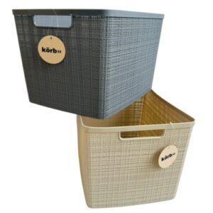CAJON YUTE 20L BEIGE/GRIS
