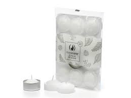 VELAS DE NOCHE BLANCA  X12 unidades ILUMINARTE