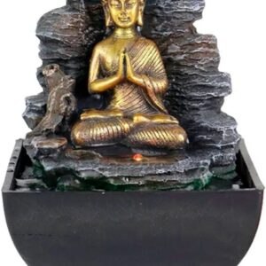 FUENTE C/ LED CUADRADA BUDA 39CM - 926I