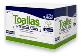 TOALLA INTERCALADA ULTRA BLANCA 20x24 1600 unid