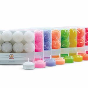 VELAS DE NOCHE COLOR  X12 unidades ILUMINARTE